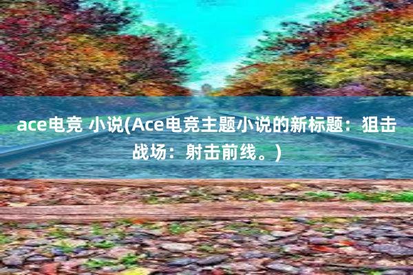 ace电竞 小说(Ace电竞主题小说的新标题：狙击战场：射击前线。)